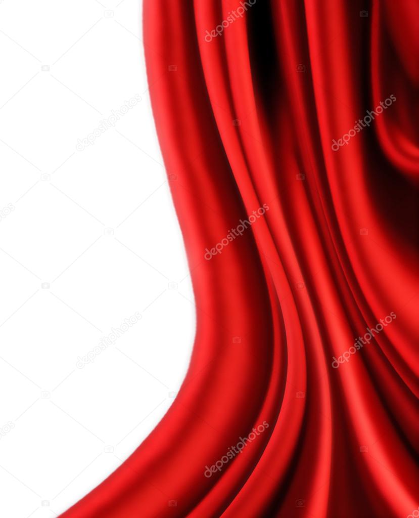 Red curtain border