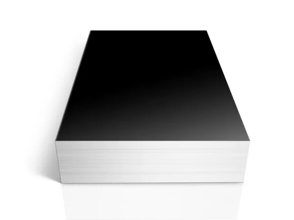 Prospettiva libro nero — Foto Stock