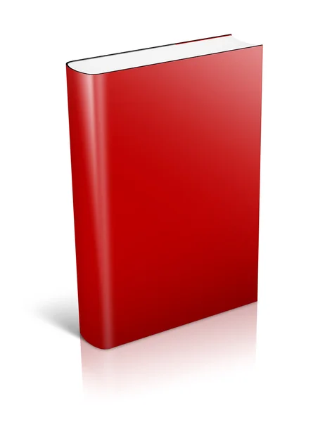 3d livro vermelho em pé — Fotografia de Stock