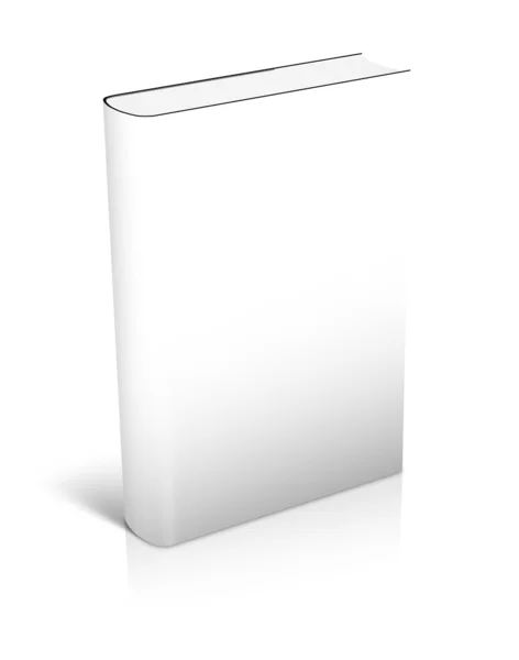 3d white Book Standing — Stock Photo, Image