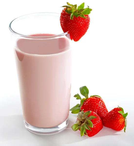 Çilekli milkshake