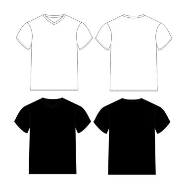 boş t-shirt şablon