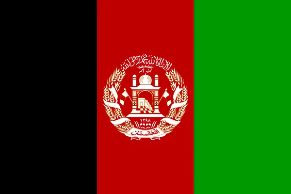 Bandiera Afghanistan — Foto Stock