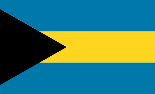 Bandera de Bahamas — Foto de Stock