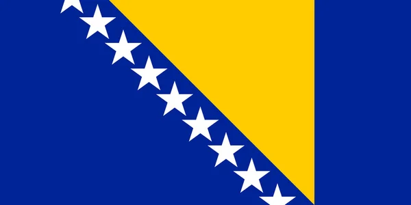 Bandera de Bosnia y Herzegovina —  Fotos de Stock