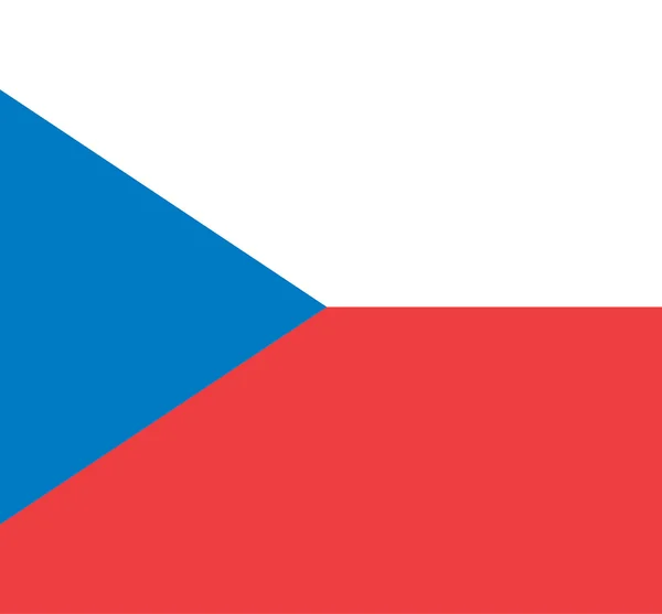 República Checa Bandera — Foto de Stock