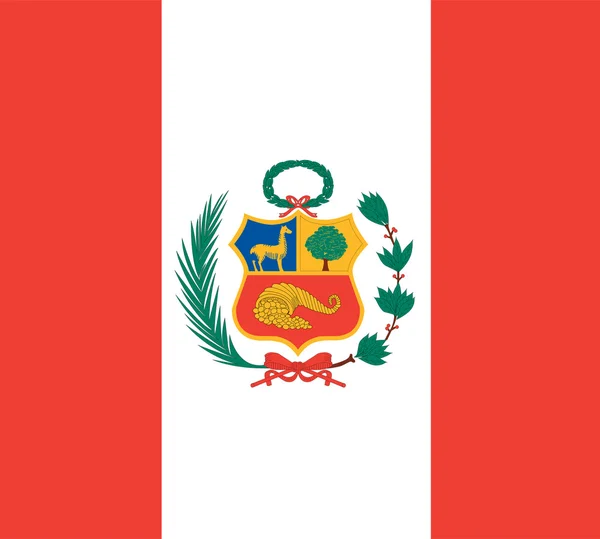 Peru-Flagge — Stockfoto