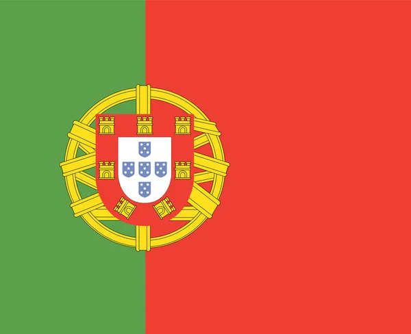 Portugal flagga — Stockfoto