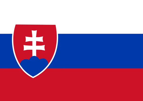 Slovakia flag — Stockfoto