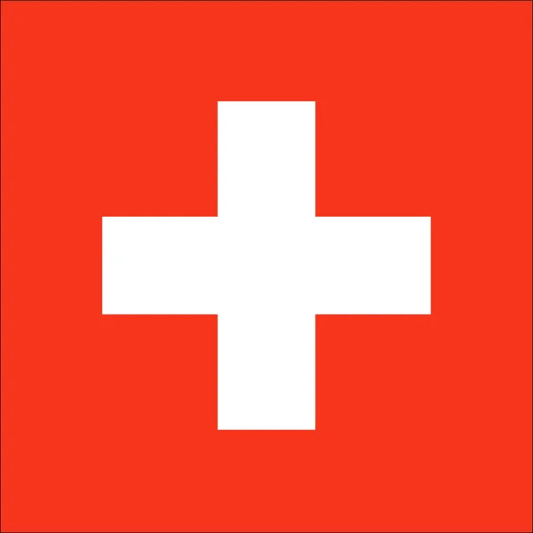Bandeira da Suíça — Fotografia de Stock