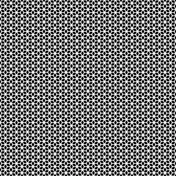 概要幾何ベクトルシームレスな背景 現代のエレガントな装飾高級壁紙 フローラル アール アール ヌーヴォー分離派テクスチャパターン 線形ダイヤモンド花対角星六角形多角形 モノクロームブラックホワイトライトダークグレー — ストックベクタ