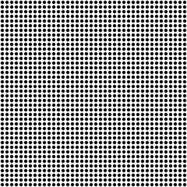 Siyah Beyaz Geometrik Noktasız Vektör Deseni. Monokromatik Basit Yarım Tonlama Arkaplanı. Tek renkli dekoratif noktalı duvar kağıdı. Yarı Tonlama Etkisi Modern Tekrarlayan Doku. Kalın Orta Kalın Küçük Hafif Simetrik Düz