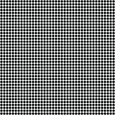 Siyah Beyaz Geometrik Noktasız Vektör Deseni. Monokromatik Basit Yarım Tonlama Arkaplanı. Tek renkli dekoratif noktalı duvar kağıdı. Yarı Tonlama Etkisi Modern Tekrarlayan Doku. Kalın Orta Küçük Küçük Koyu Simetrik Düz