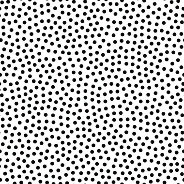 Siyah Beyaz Geometrik Noktasız Vektör Deseni. Monokromatik Basit Yarım Tonlama Arkaplanı. Tek renkli dekoratif noktalı duvar kağıdı. Yarı Tonlama Etkisi Modern Tekrarlayan Doku. Büyük Kalın Orta Küçük Küçük Dak Rastgele