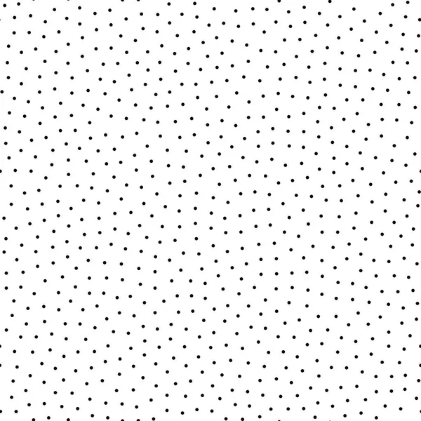 Black White Geometric Polka Dot Seamless Vector Pattern Monochromatic Simple — 图库矢量图片