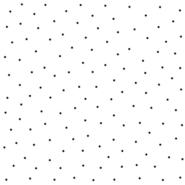 Black White Geometric Polka Dot Seamless Vector Pattern Monochromatic Simple — 图库矢量图片