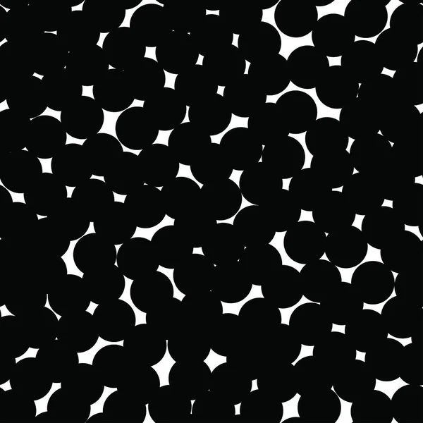 측정학 Polka Dot Seamless Vector Pattern 단조롭고 모노크롬 장식도 페이퍼 — 스톡 벡터