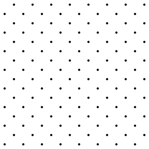 측정학 Polka Dot Seamless Vector Pattern 단조롭고 모노크롬 장식도 페이퍼 — 스톡 벡터