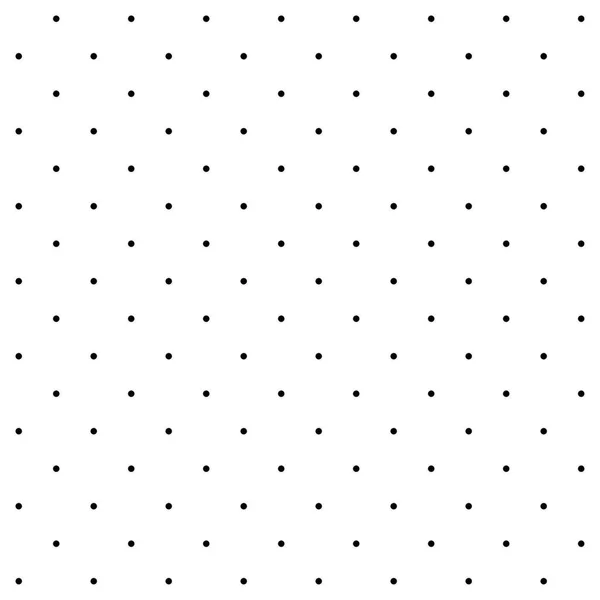 Black White Geometric Polka Dot Seamless Vector Pattern Monochromatic Simple — 图库矢量图片