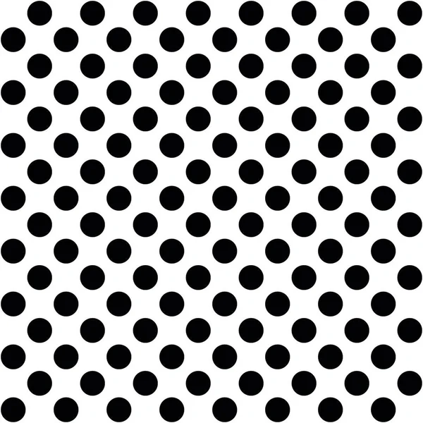 黑色白色几何波尔卡点无缝线矢量图案 单色简单半色调背景 单色装饰点壁纸 Halftones作用于现代最小重复纹理 大中型正则小对称性直 — 图库矢量图片