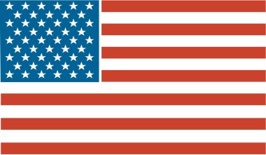 yıldızlar ve çizgiler vatansever Amerikan bayrağı
