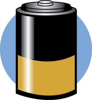 d batarya siyah ve altın