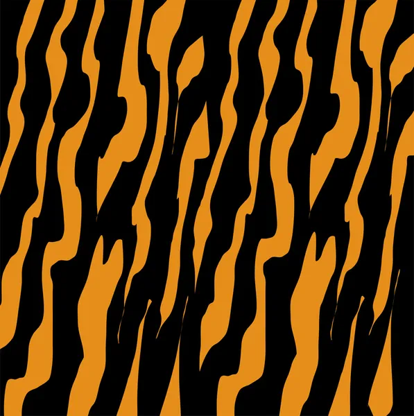Diagonal gemusterter Tiger Print Hintergrund — Stockvektor