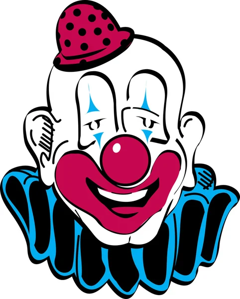 Глупый клоун — стоковый вектор