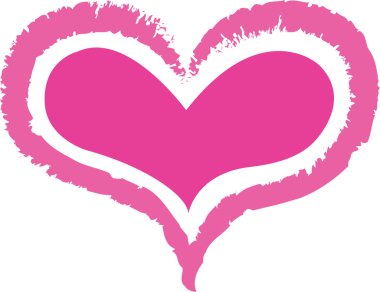 Anahattı hazırlanmış iki kalp