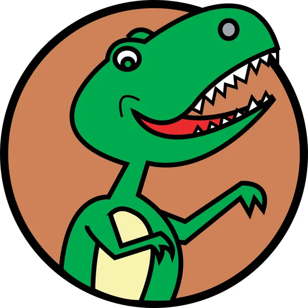 Cartoon dinosaur — Stock Vector