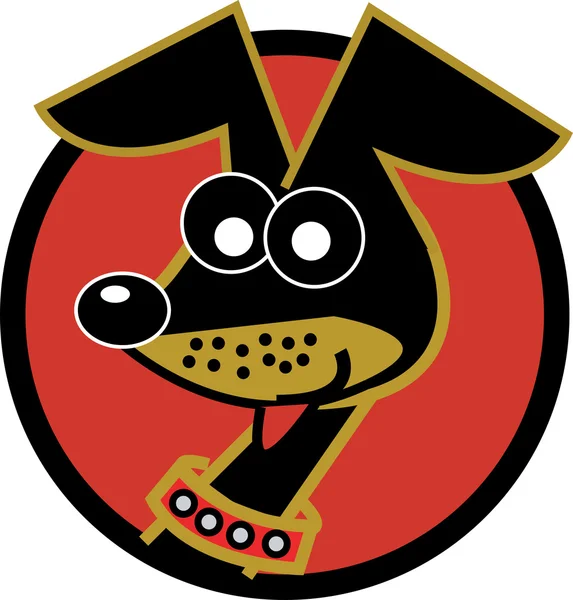 Perro de dibujos animados — Vector de stock