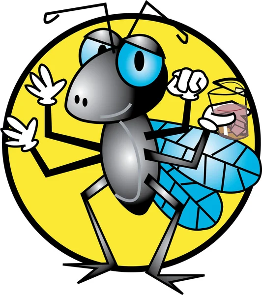 Insecte de bande dessinée — Image vectorielle