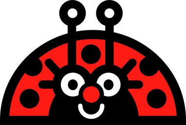 kolay kadın uğur böceği gülümseyen