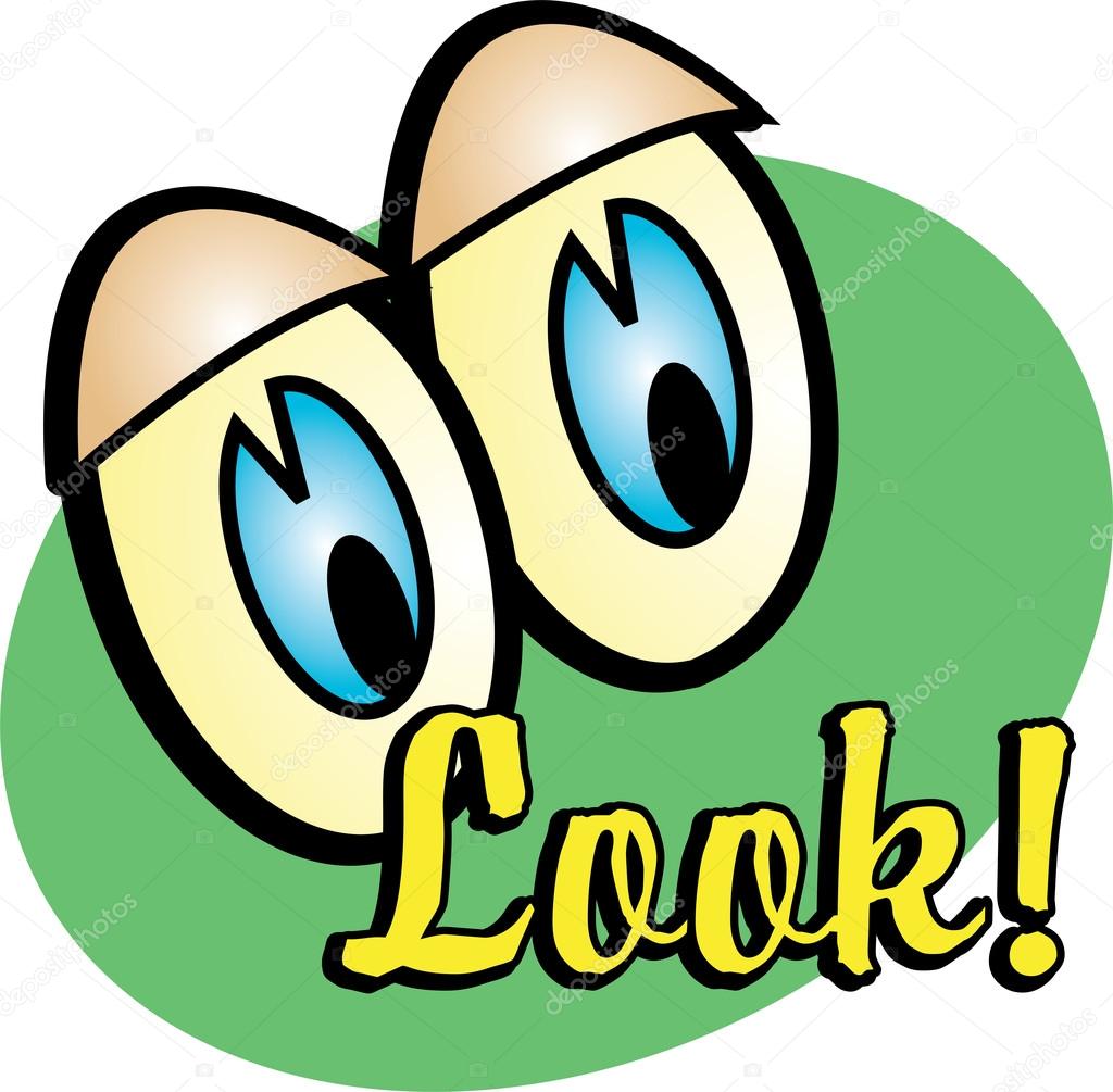 Pair Of Eyecatching Blue Eyes Over A Green