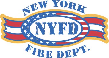 yıldızlar ve çizgiler nyfd çevresinde bir daire