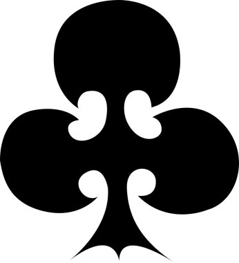 siyah Kulüp resmi Clipart