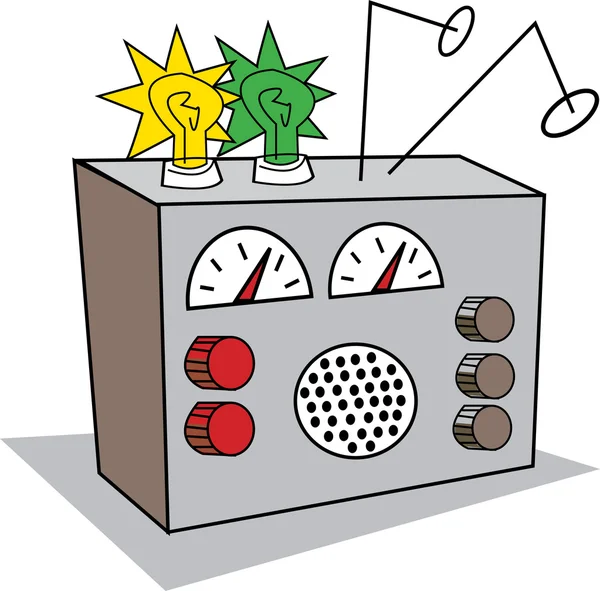 Короткохвильове радіо — стоковий вектор