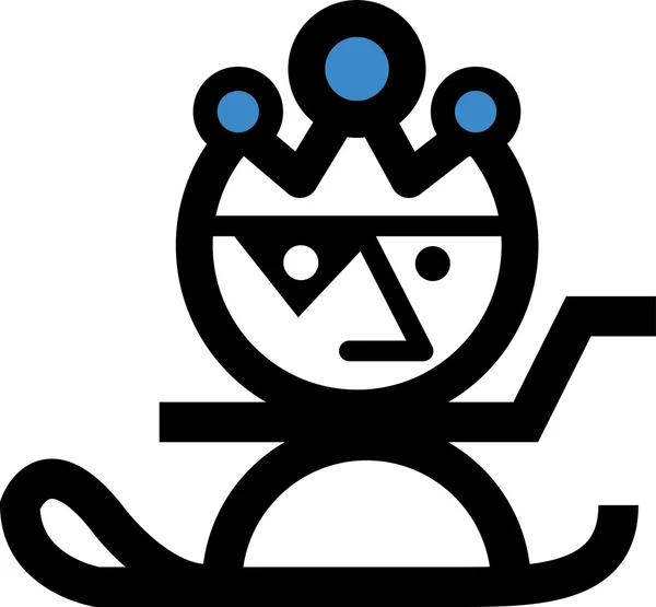 Jester Snowboard — Image vectorielle