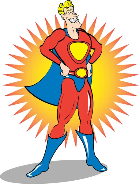 Super-herói Clip Art — Vetor de Stock