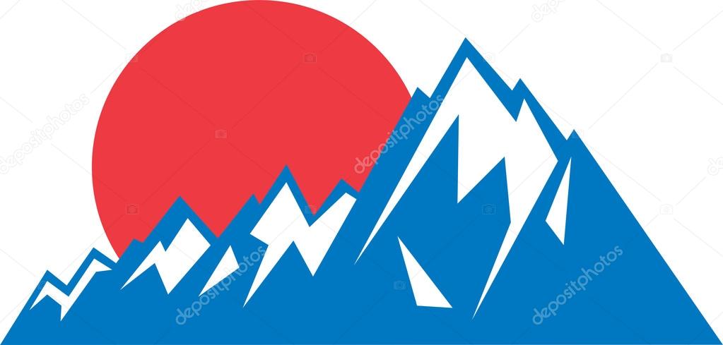 ᐈ Snowy Mountains Stock Cliparts Royalty Free Mountains Clip Art Vectors Download On Depositphotos