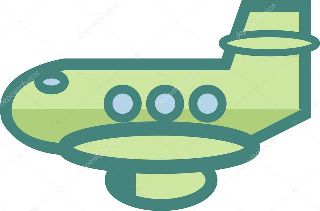 Green Commercial Airplane