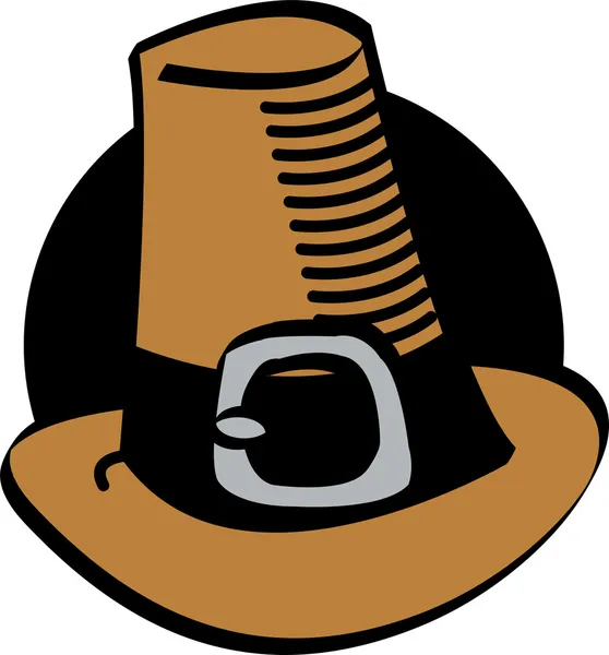 Pilgrims Hat — Stock Vector