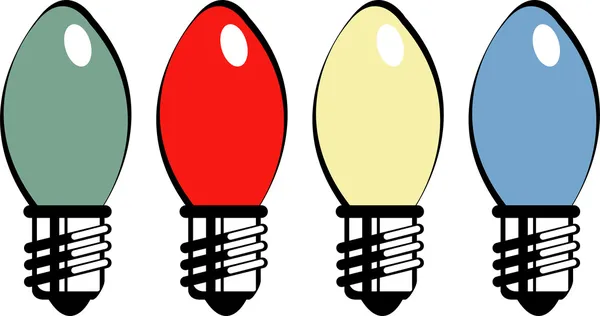 Christmas lamp — Stockvector