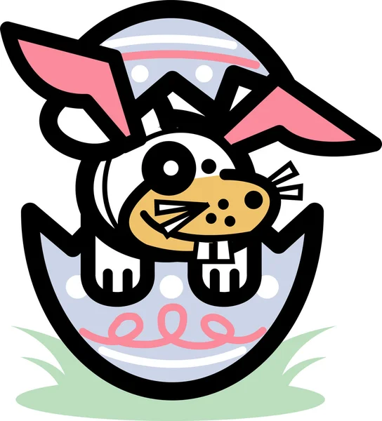 Easter dog — Stock Vector