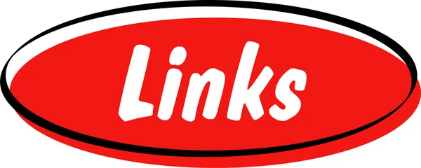 Red links internet website button — Stock Vector