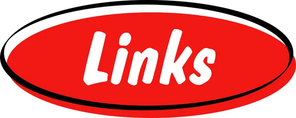 Pulsante rosso del sito internet link — Vettoriale Stock