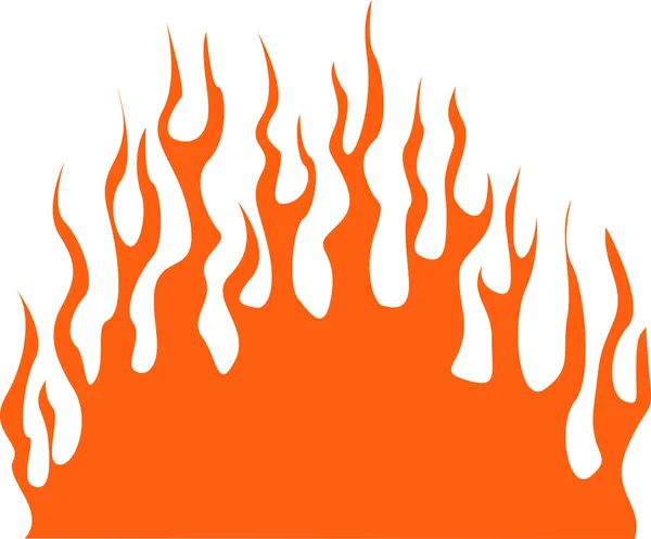 Оранжевое пламя — стоковый вектор