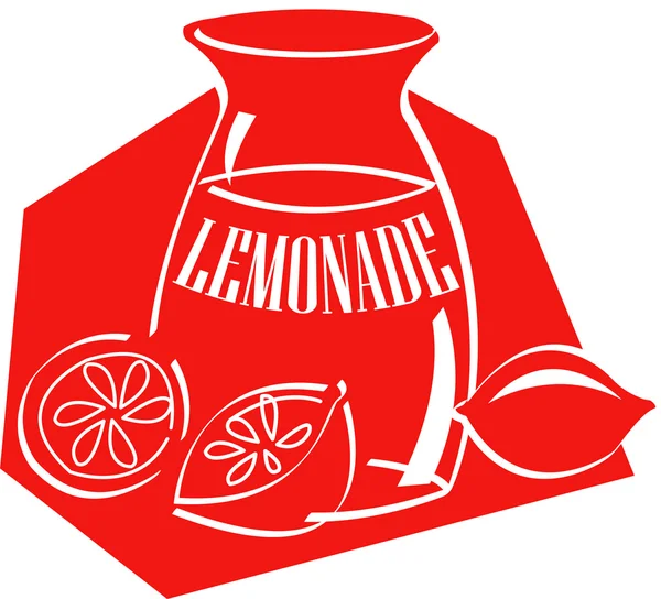 Jar of lemonade — Stock Vector