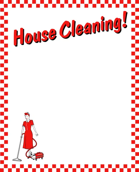 House cleaning — Stock Vector