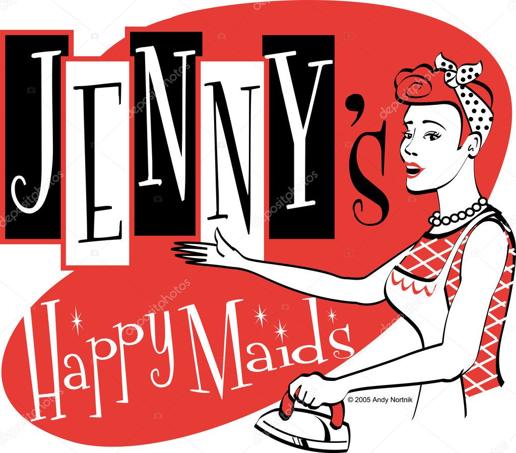 Vintage Jennys Happy Maids advertisement